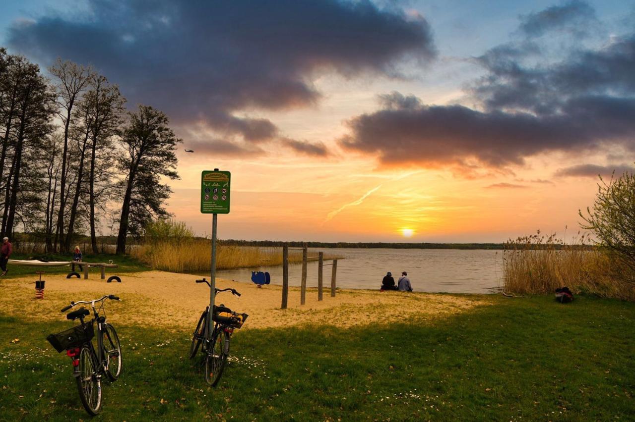 Ferienhaus Waldgefluester 70 Qm I Ueberdachte Terrasse I 2 Schlafzimmer I Strandnah Joachimsthal Esterno foto